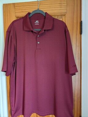 Top Flite Performance Crimson Golf Polo Shirt Men’s Size XLT